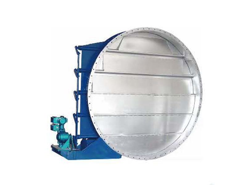 電動(dòng)圓形百葉式調(diào)節(jié)蝶閥